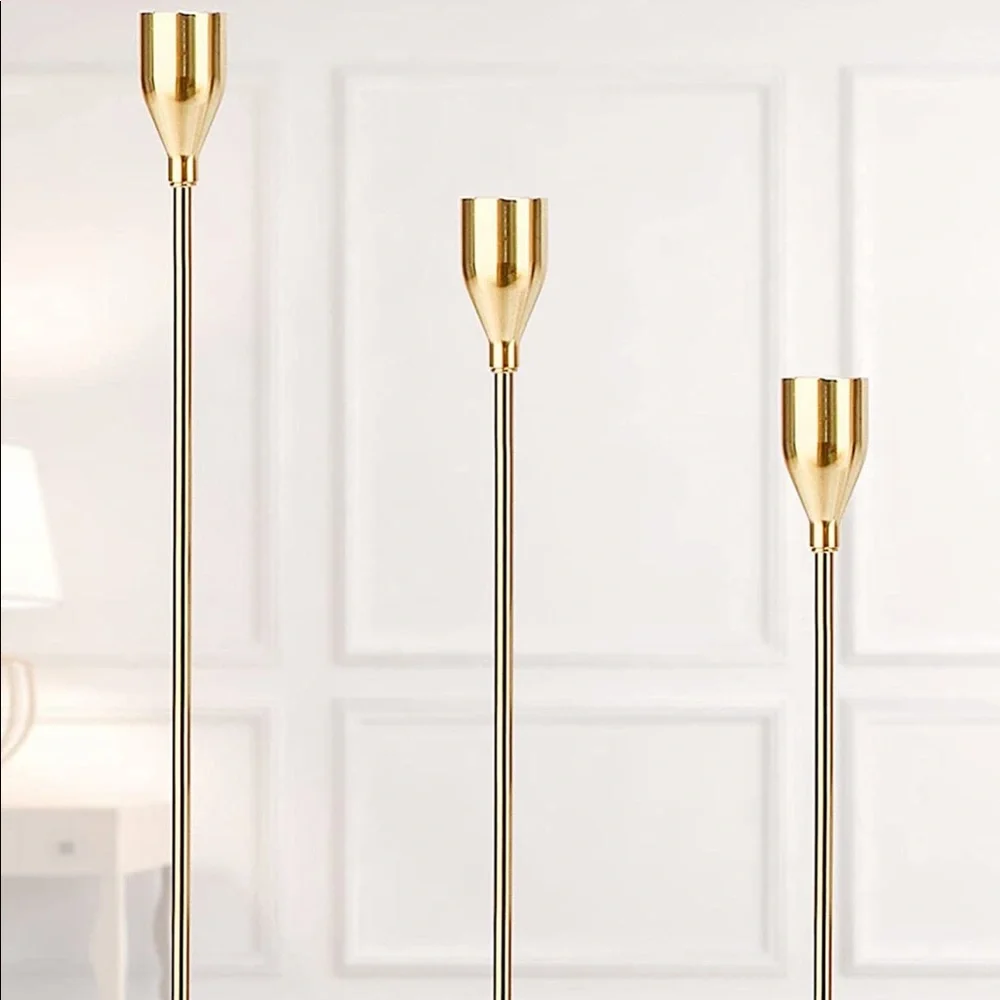 N/A gold candlesticks
